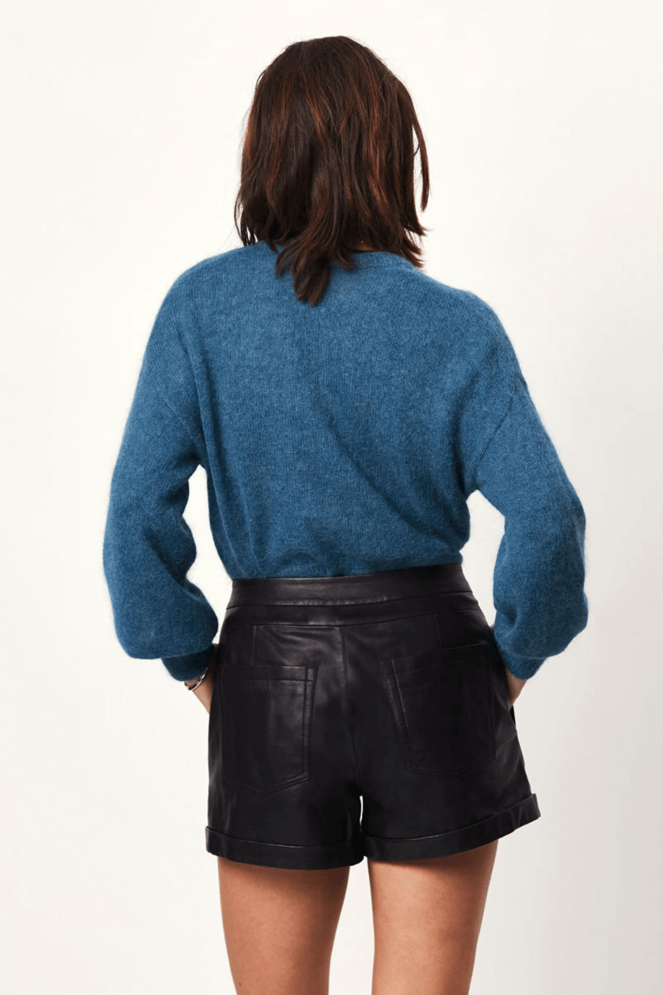Imma Cropped Cardigan Teal - No22 Damplassen