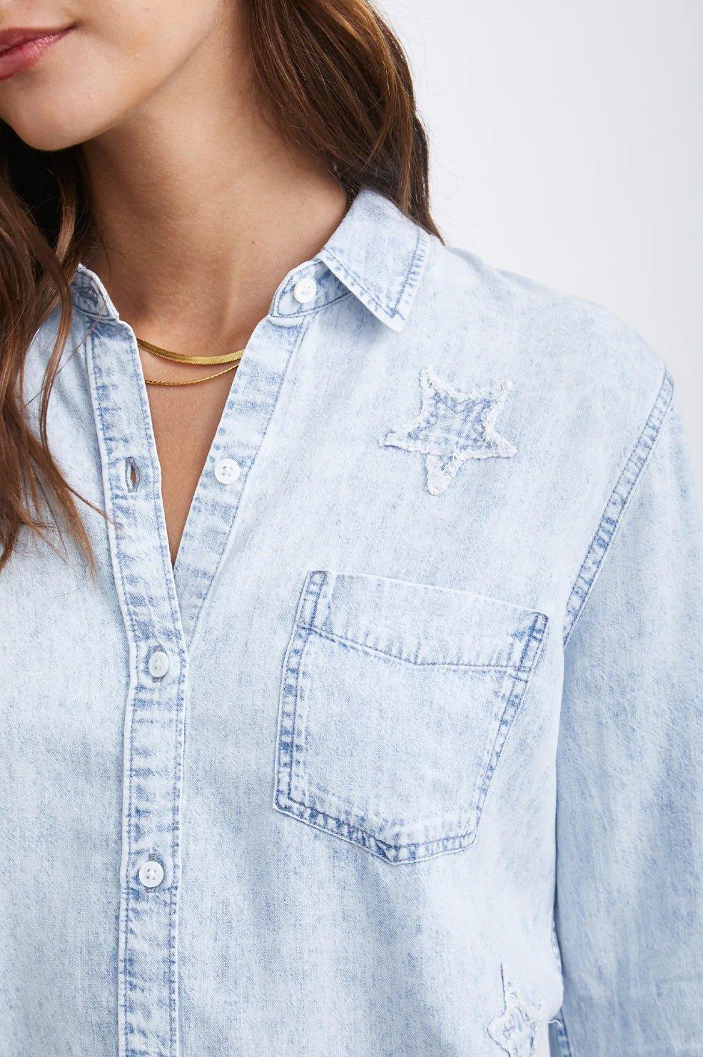Ingrid Shirt Light Acid Stars - No22 Damplassen