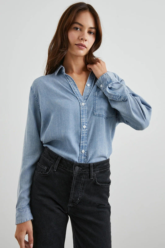 Ingrid Shirt Med Vintage Cloud Wash - No22 Damplassen