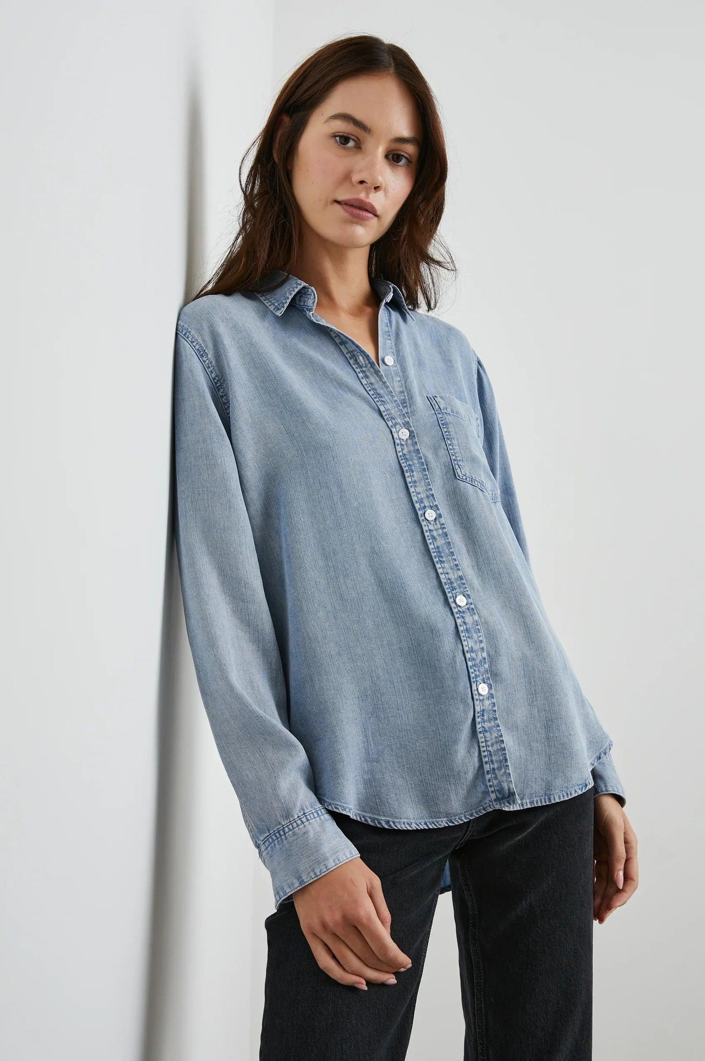 Ingrid Shirt Med Vintage Cloud Wash - No22 Damplassen