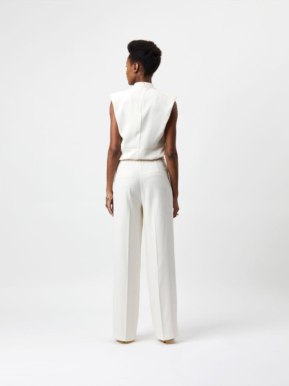 Issoire Shoulderpad Top Butter Cream - No22 Damplassen