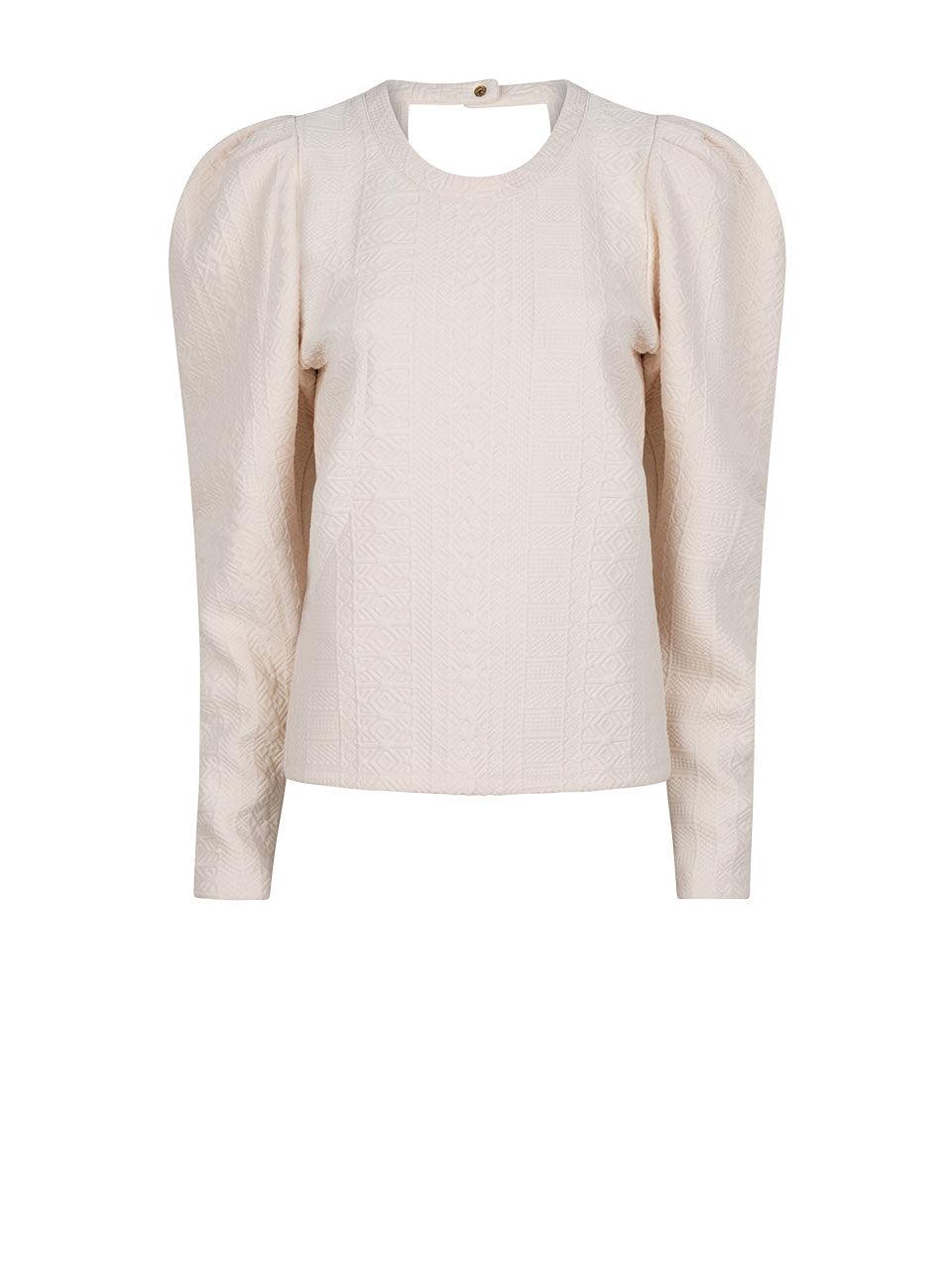 Jacquard Sweater Butter Cream - No22 Damplassen