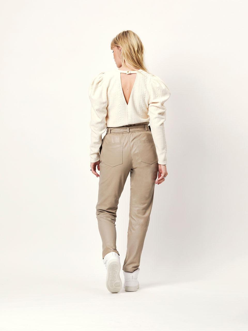 Jacquard Sweater Butter Cream - No22 Damplassen
