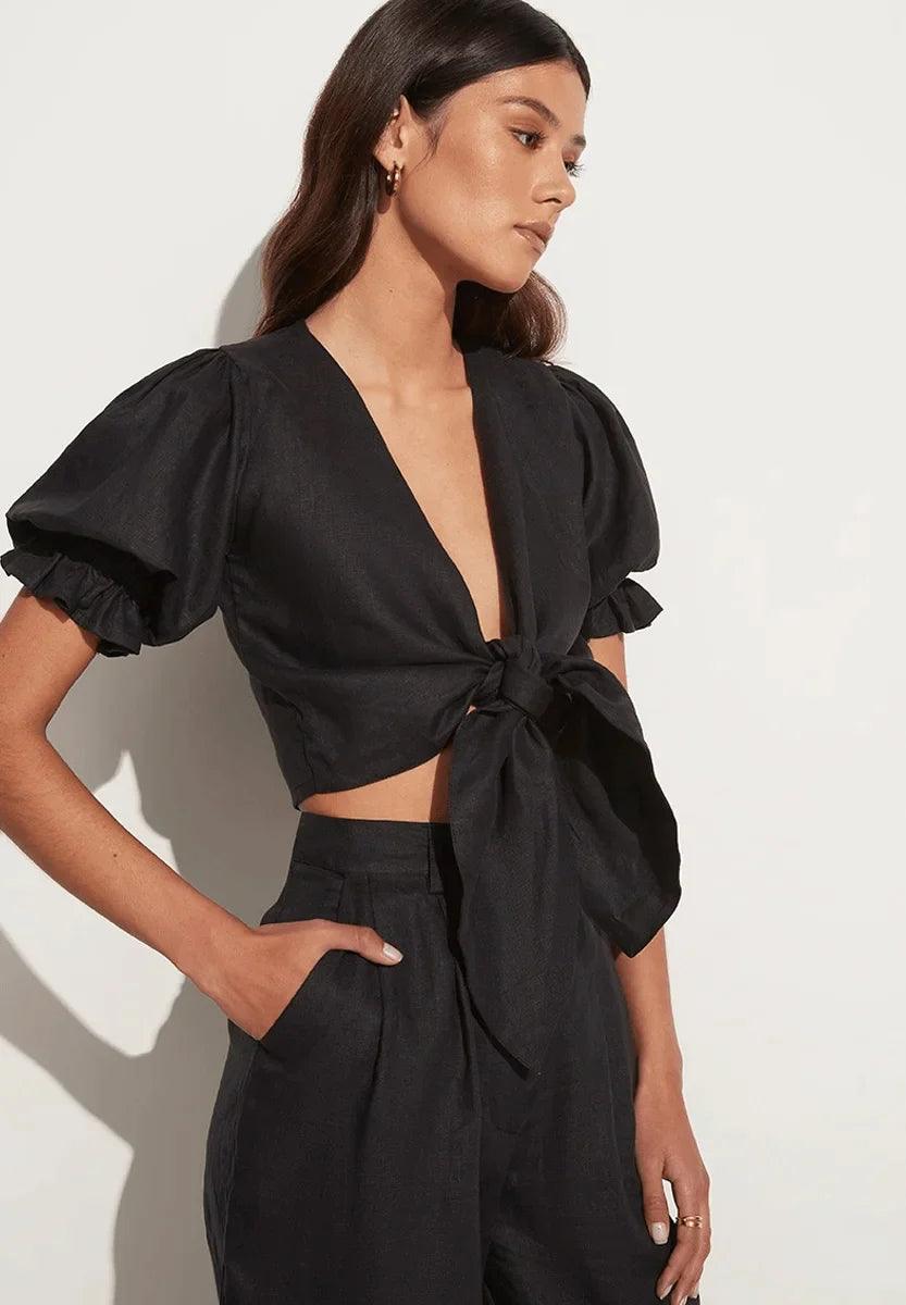Jamais Top Black - No22 Damplassen