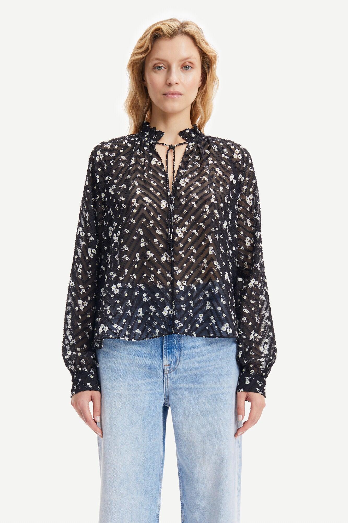 Karookhi Blouse Dark Meadow - No22 Damplassen