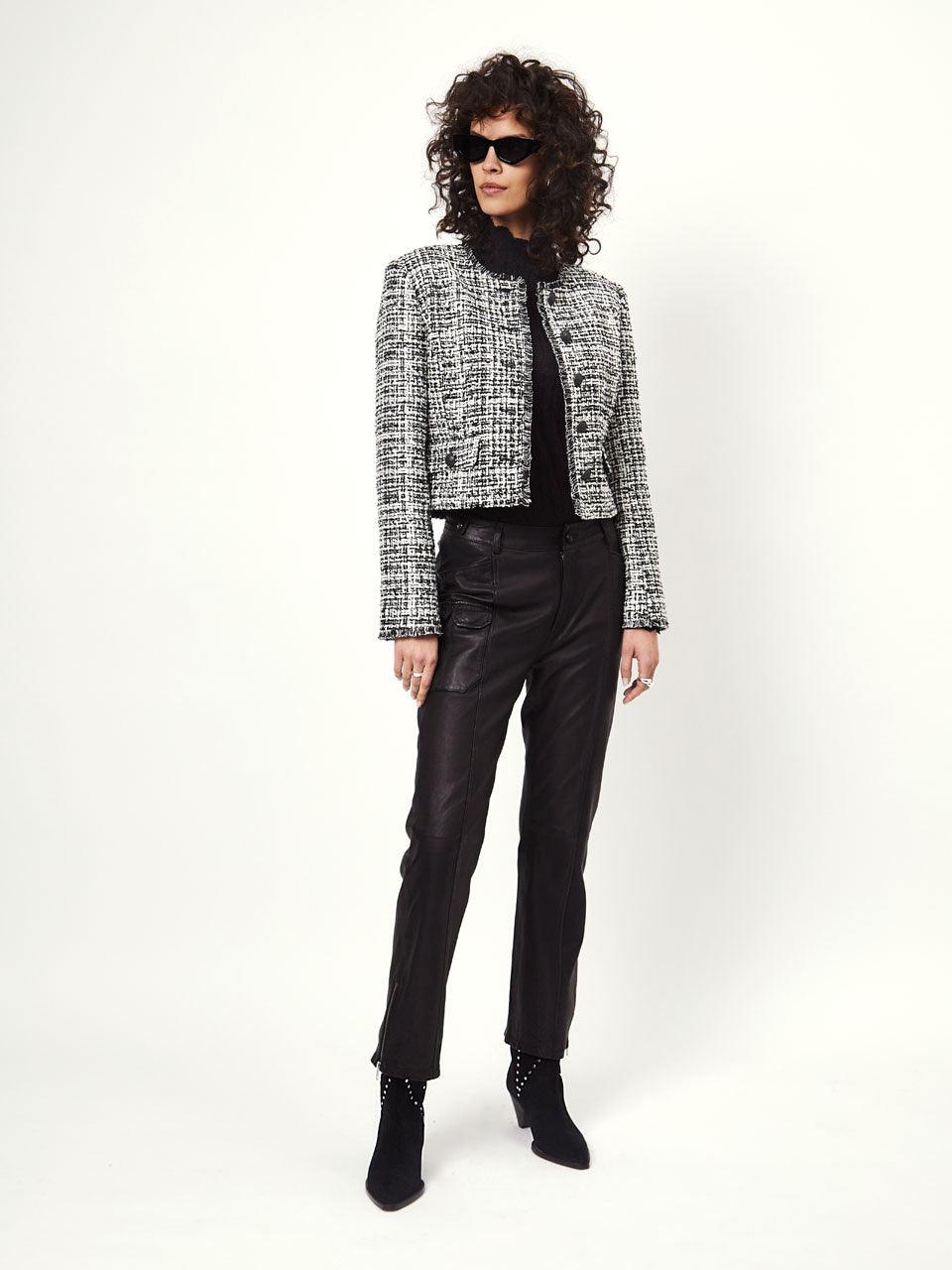 Kern Tweed Jacket Black/White - No22 Damplassen