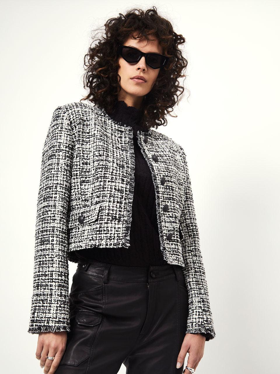 Kern Tweed Jacket Black/White - No22 Damplassen