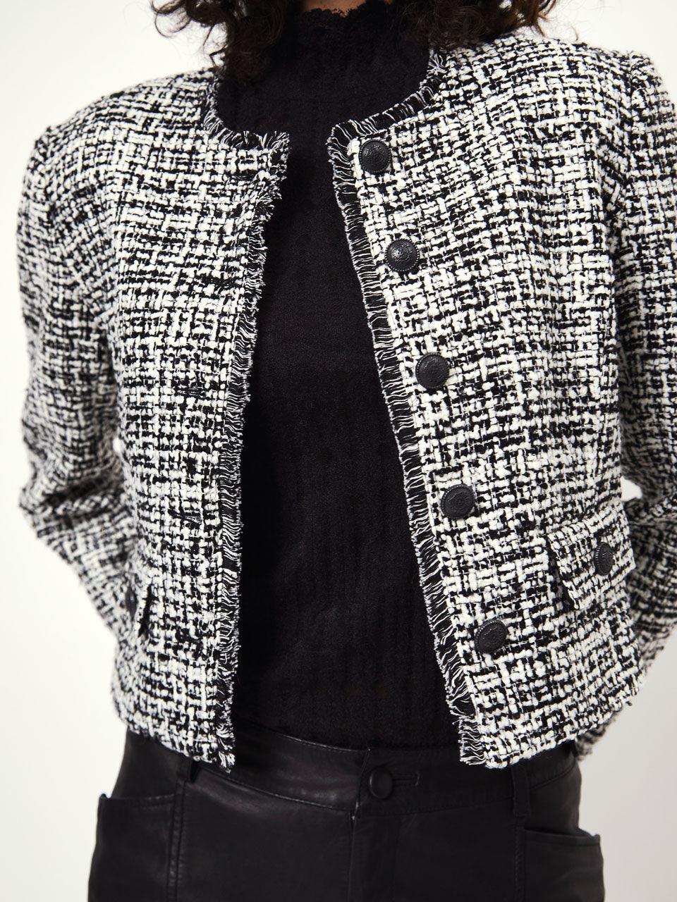 Kern Tweed Jacket Black/White - No22 Damplassen