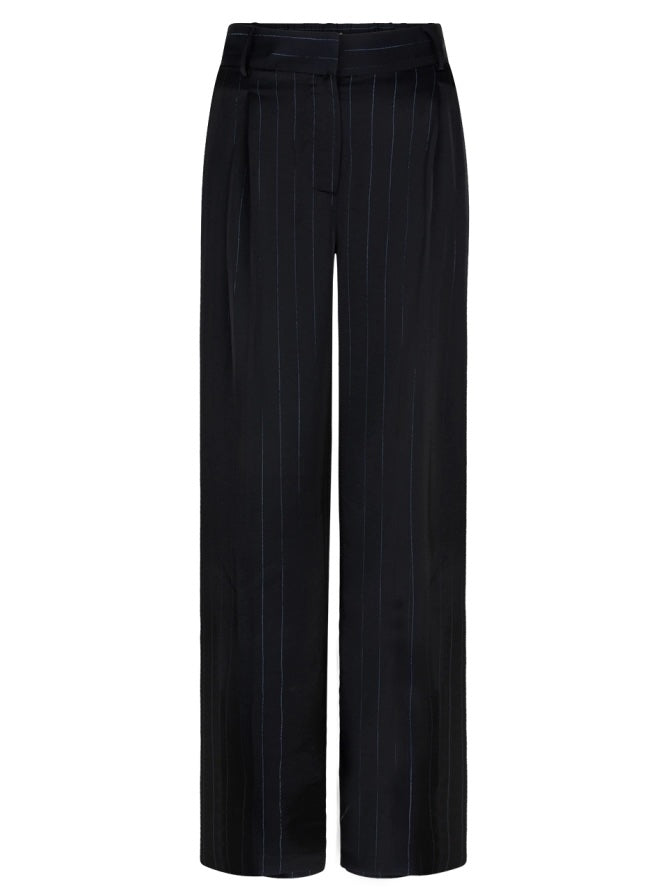 Larod Pinstripe Pants Raven - No22 Damplassen