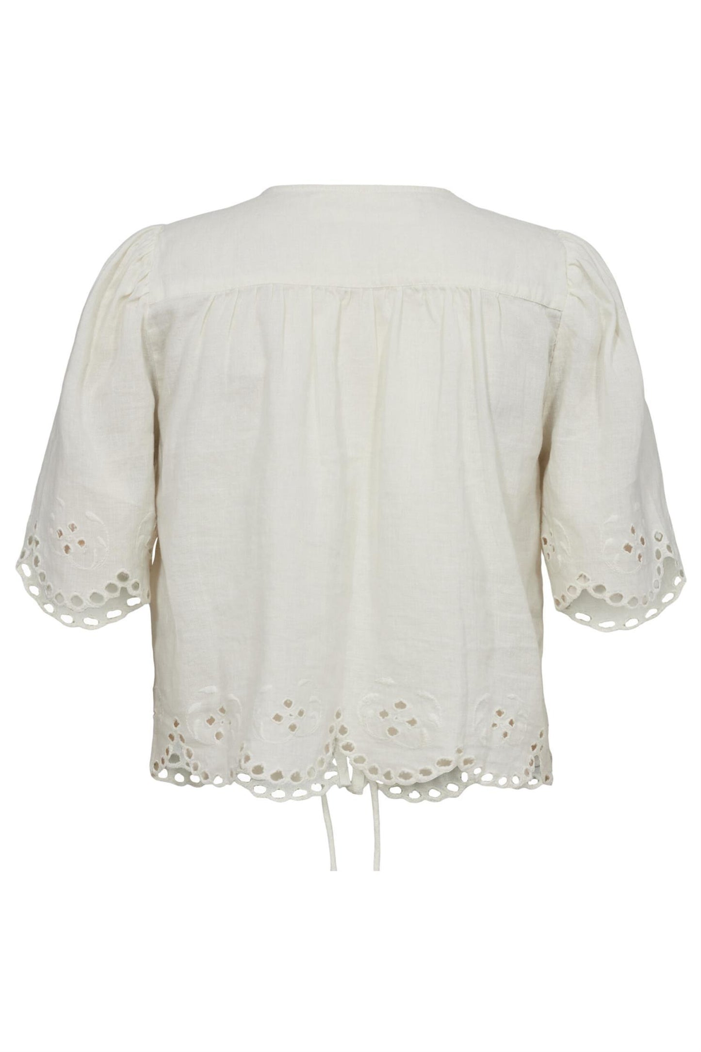 Layla Tie Shirt Creme - No22 Damplassen