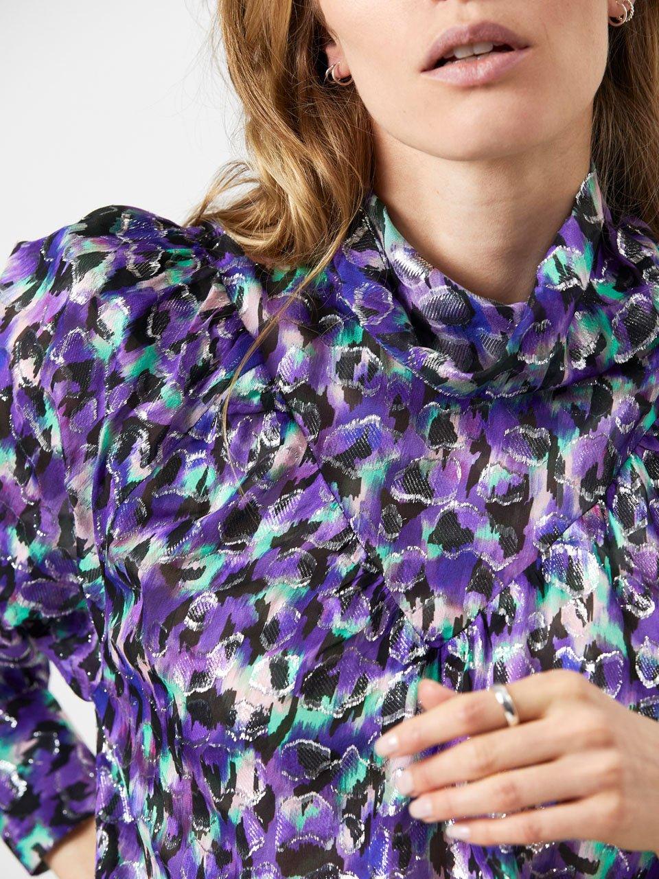 Lightness Drapey Top Multicolour - No22 Damplassen
