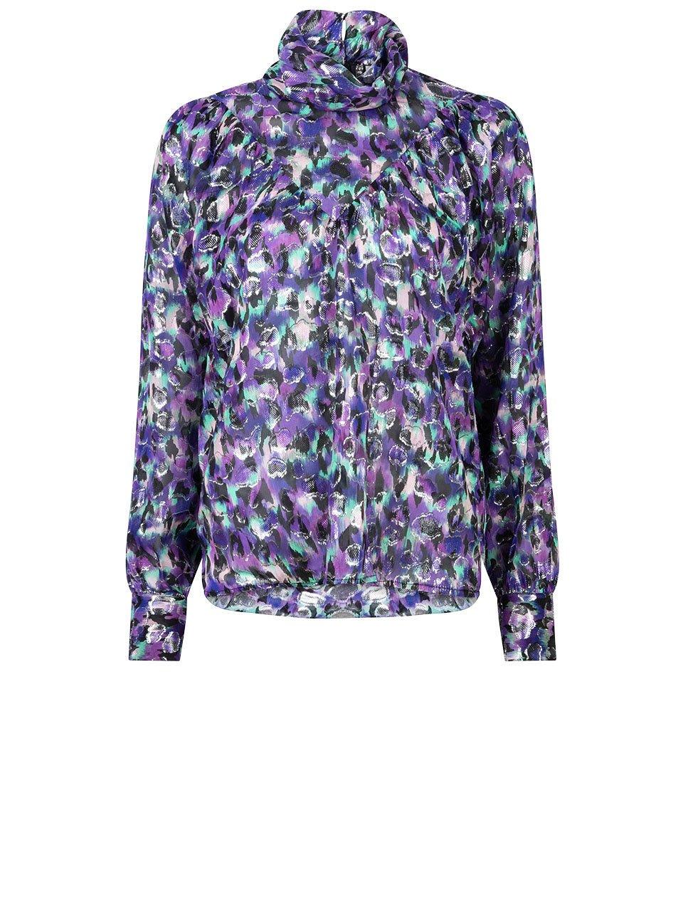 Lightness Drapey Top Multicolour - No22 Damplassen