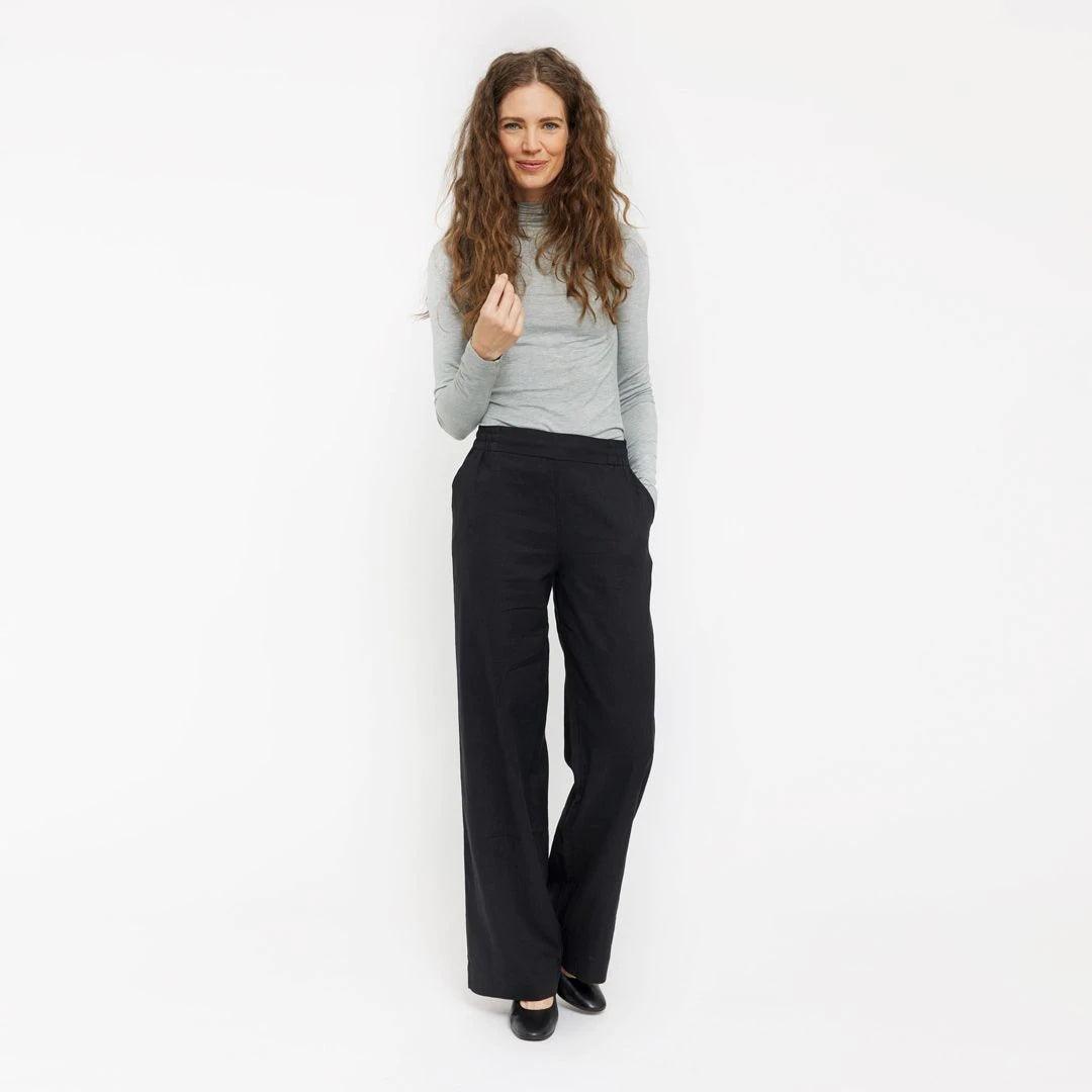 Linea Pants Black - No22 Damplassen