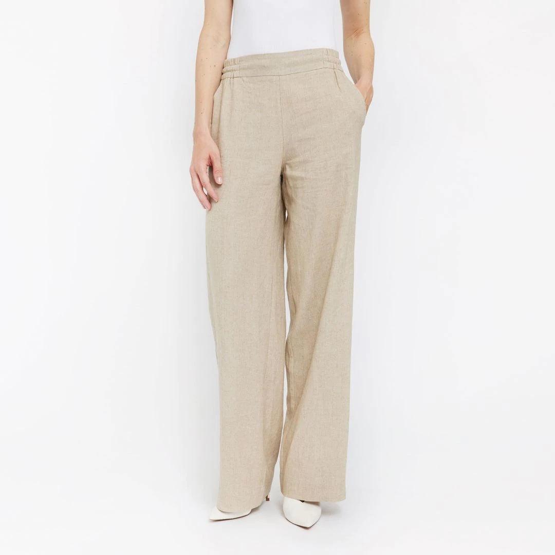 Linea Pants Natural - No22 Damplassen