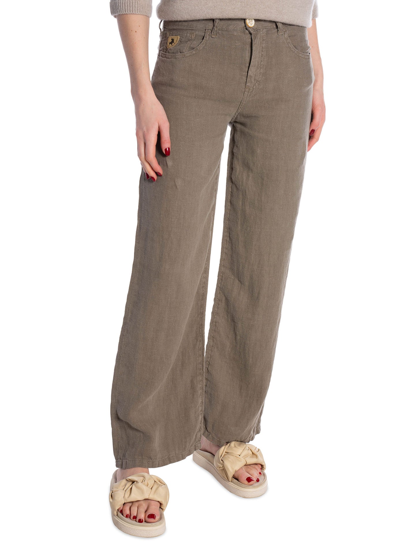 Culotte Linen Hedge Green