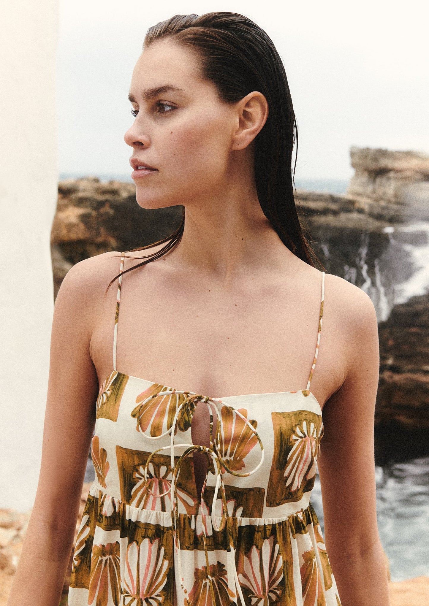 Mica Dress Checkered Shells