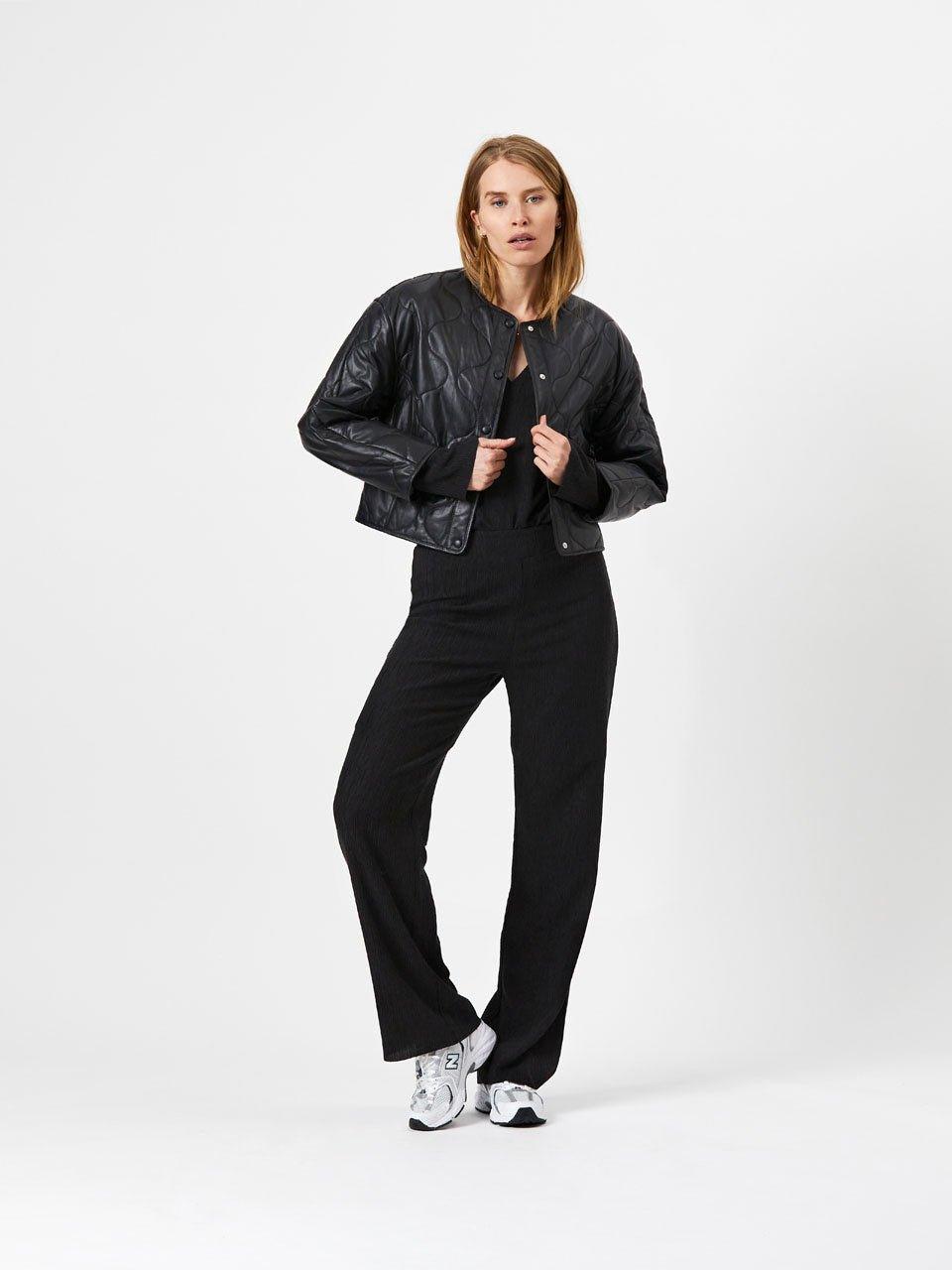 Dante6 - Lou Belted Pants Raven - No22 Damplassen