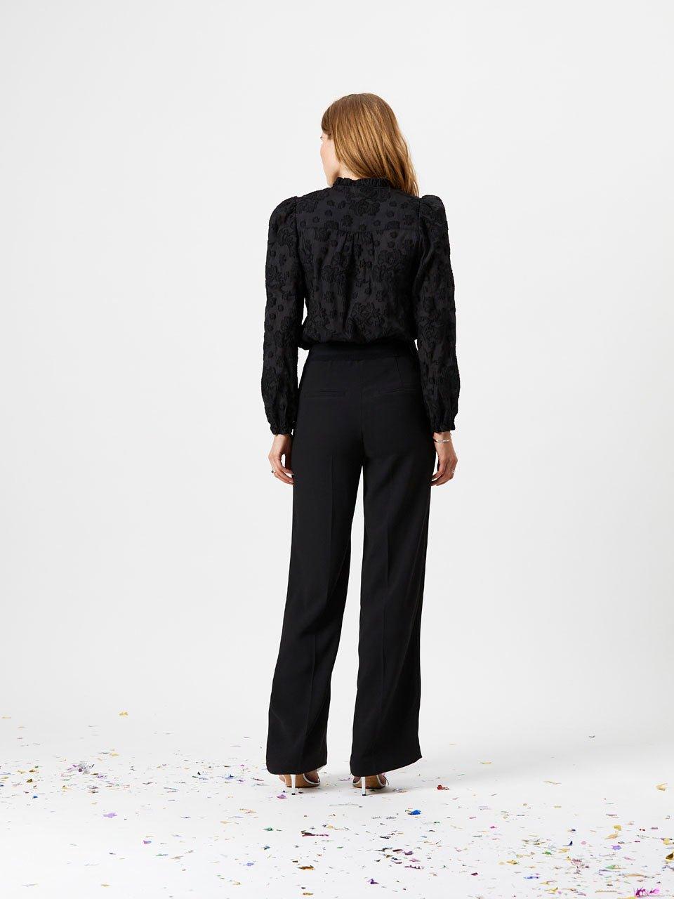 Dante6 - Luca Stripe Pants Raven - No22 Damplassen
