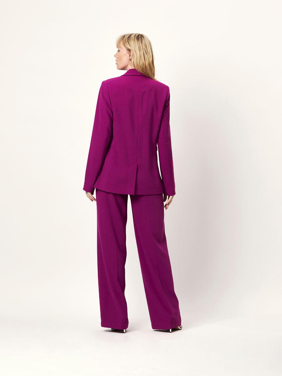 Luca Wide Leg Pants Fresh Grape - No22 Damplassen