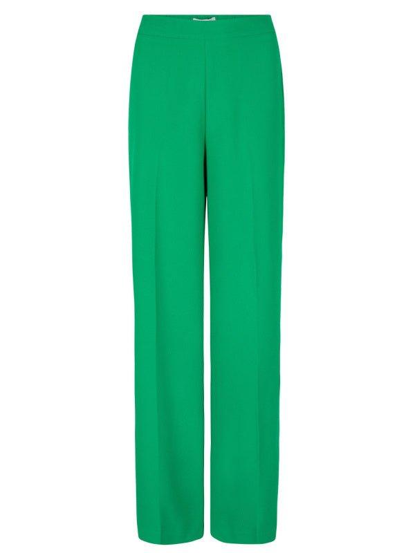 Luca Wide Leg Pants Ultra Green - No22 Damplassen