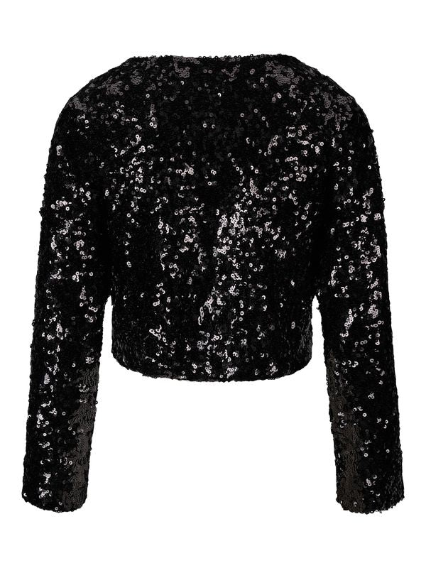 Luci Sequin Top Black - No22 Damplassen