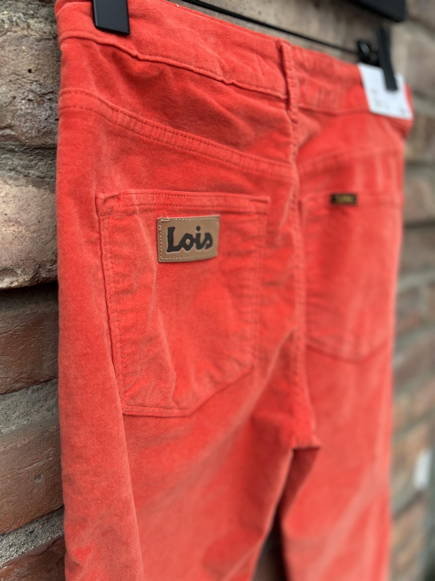 Lois Jeans - Malena Velvet Winter Seventies Orange - No22 Damplassen