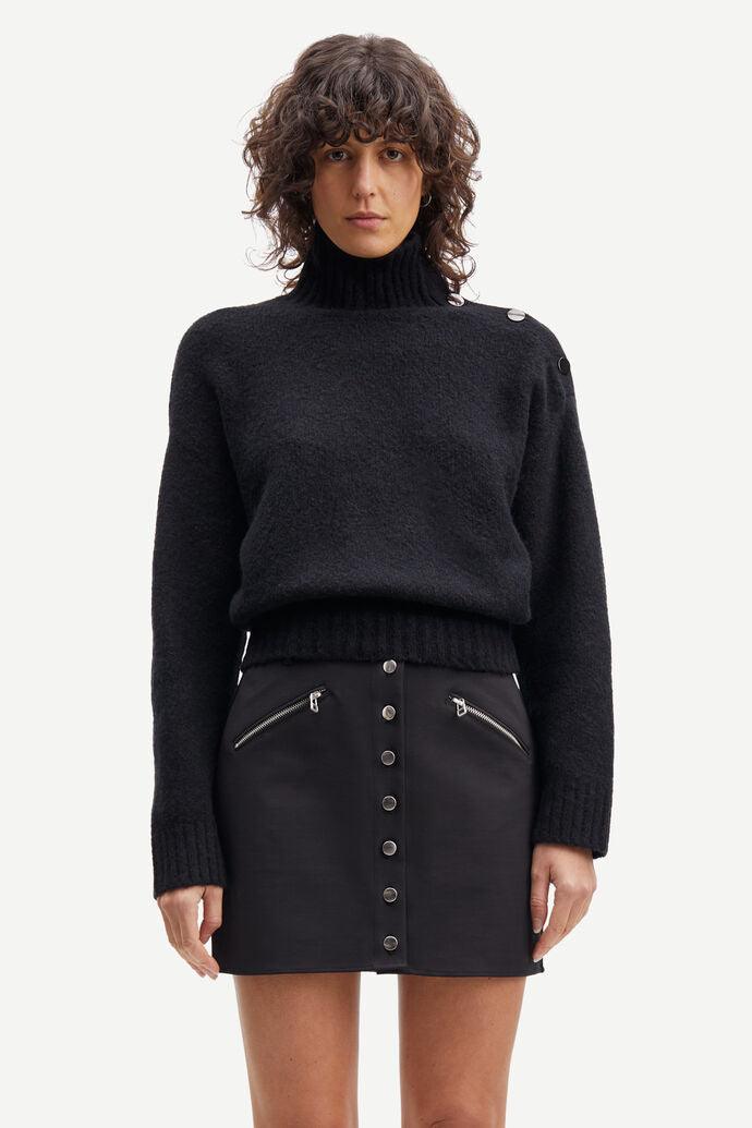 Mandie Mock Neck Black - No22 Damplassen