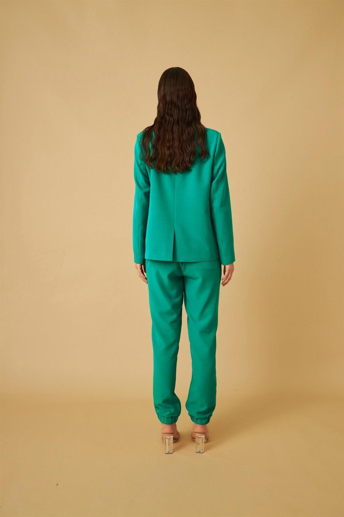 Cras - Mara Pants Ultramarine Green - No22 Damplassen