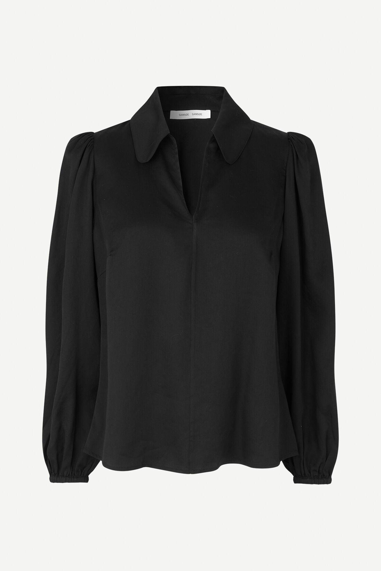 Margot Blouse Black - No22 Damplassen