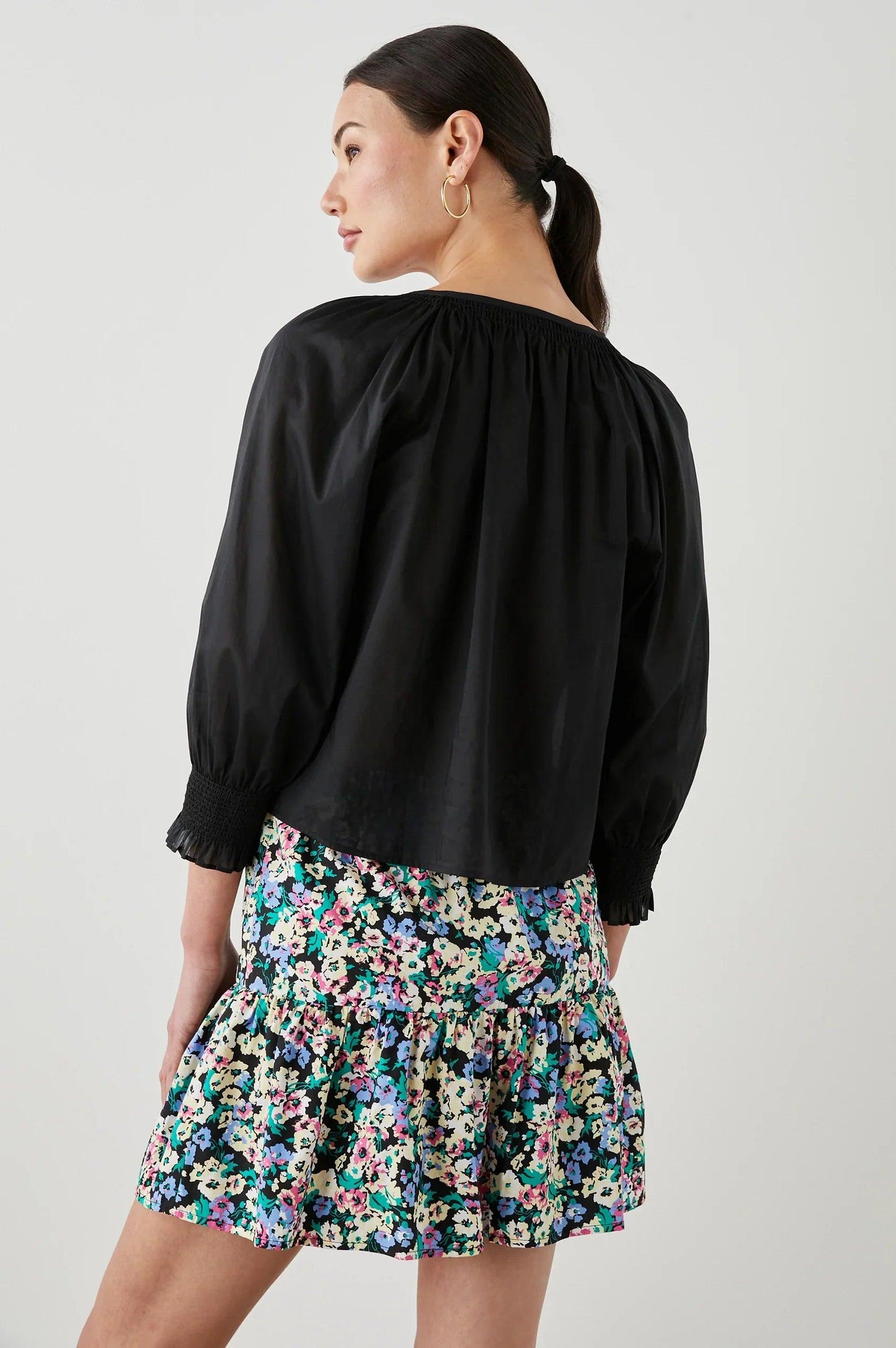 Mariah Shirt True Black - No22 Damplassen
