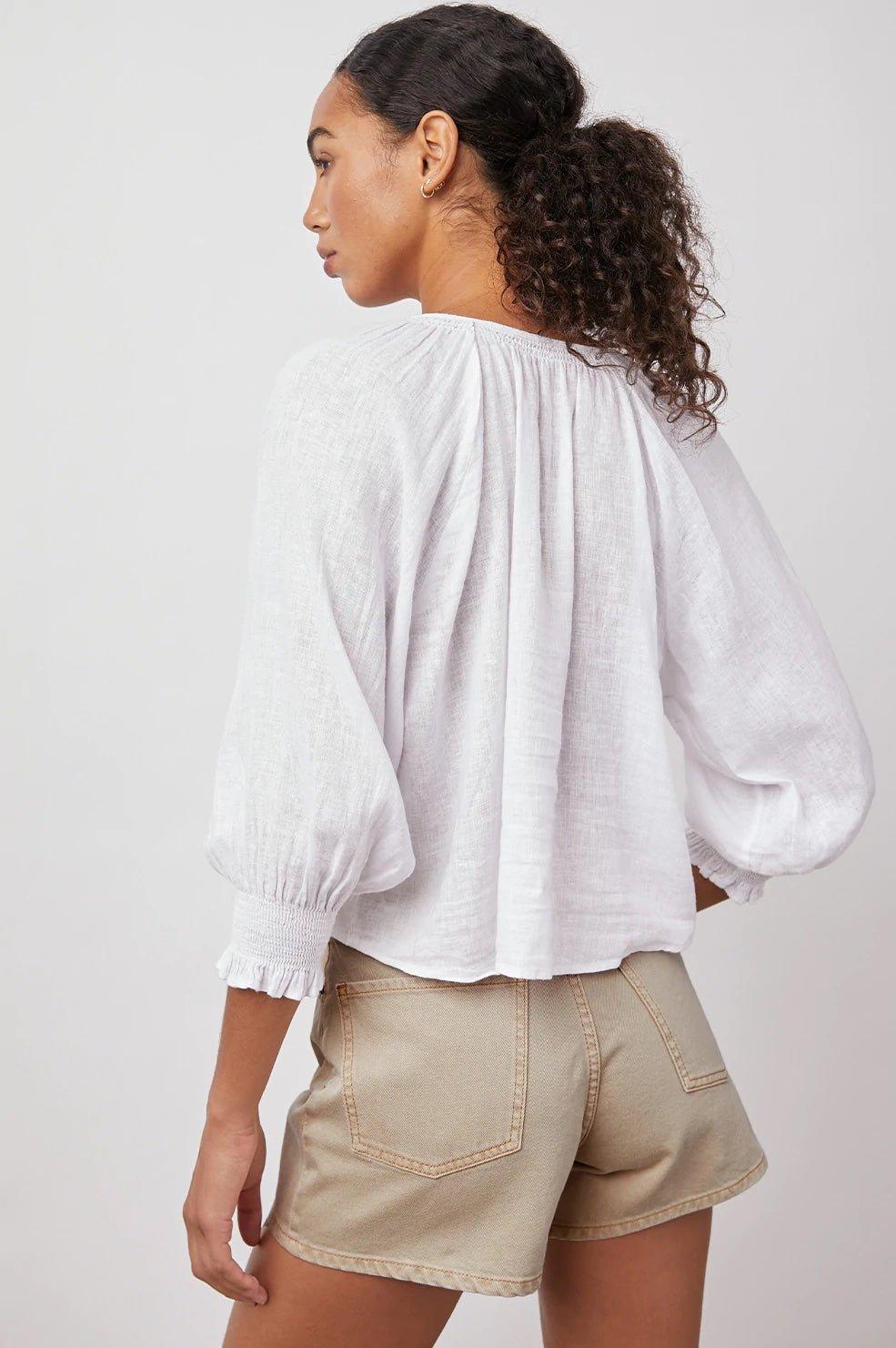 Mariah Shirt White - No22 Damplassen