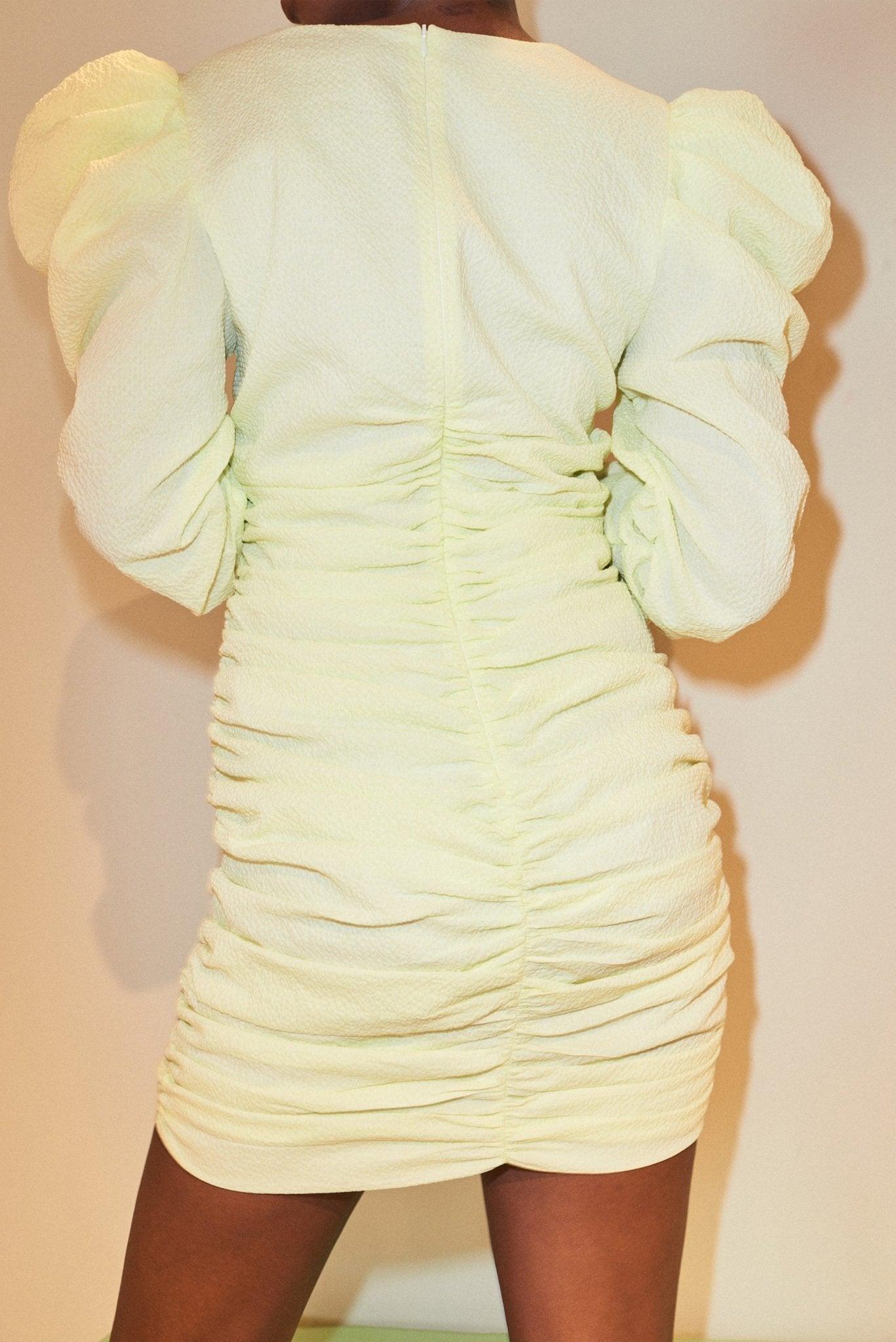 Designers Remix - Marisa Dress Pastel Yellow - No22 Damplassen