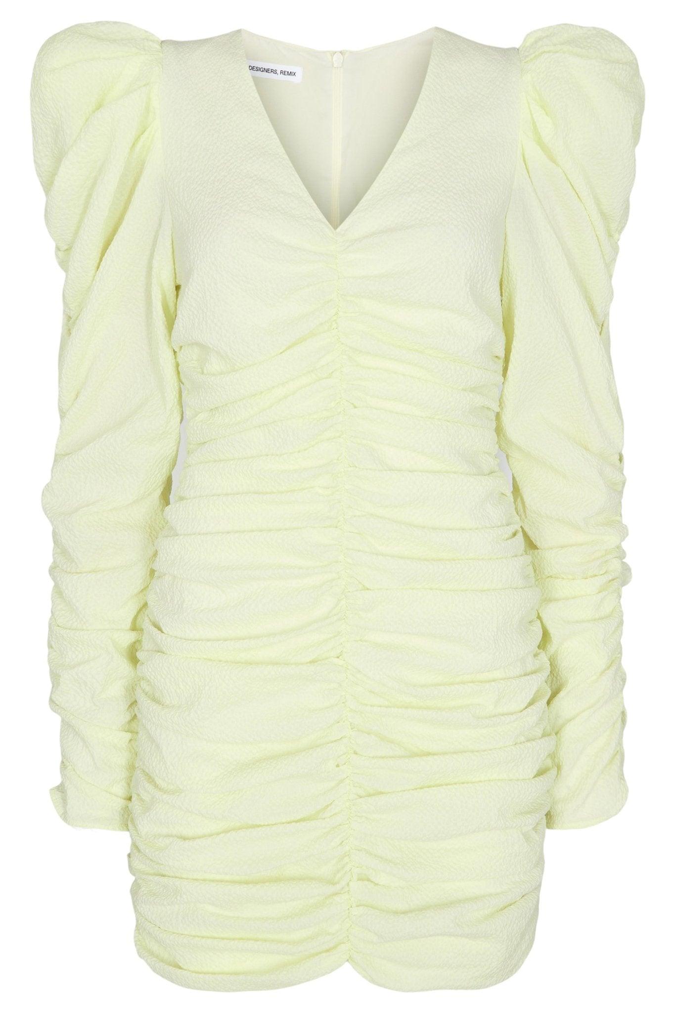 Designers Remix - Marisa Dress Pastel Yellow - No22 Damplassen