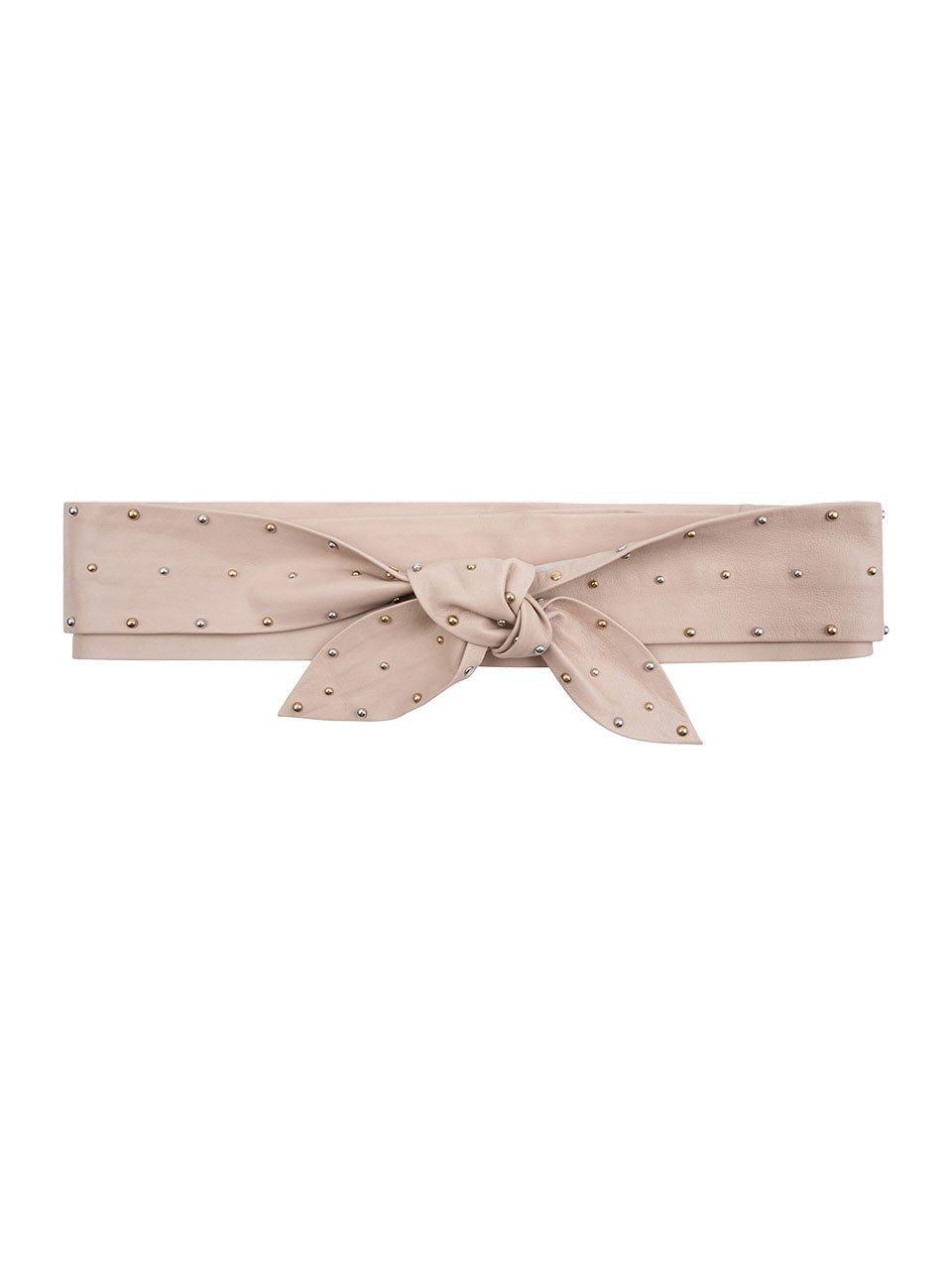 Marlyn Leather Belt Oyster Cream - No22 Damplassen