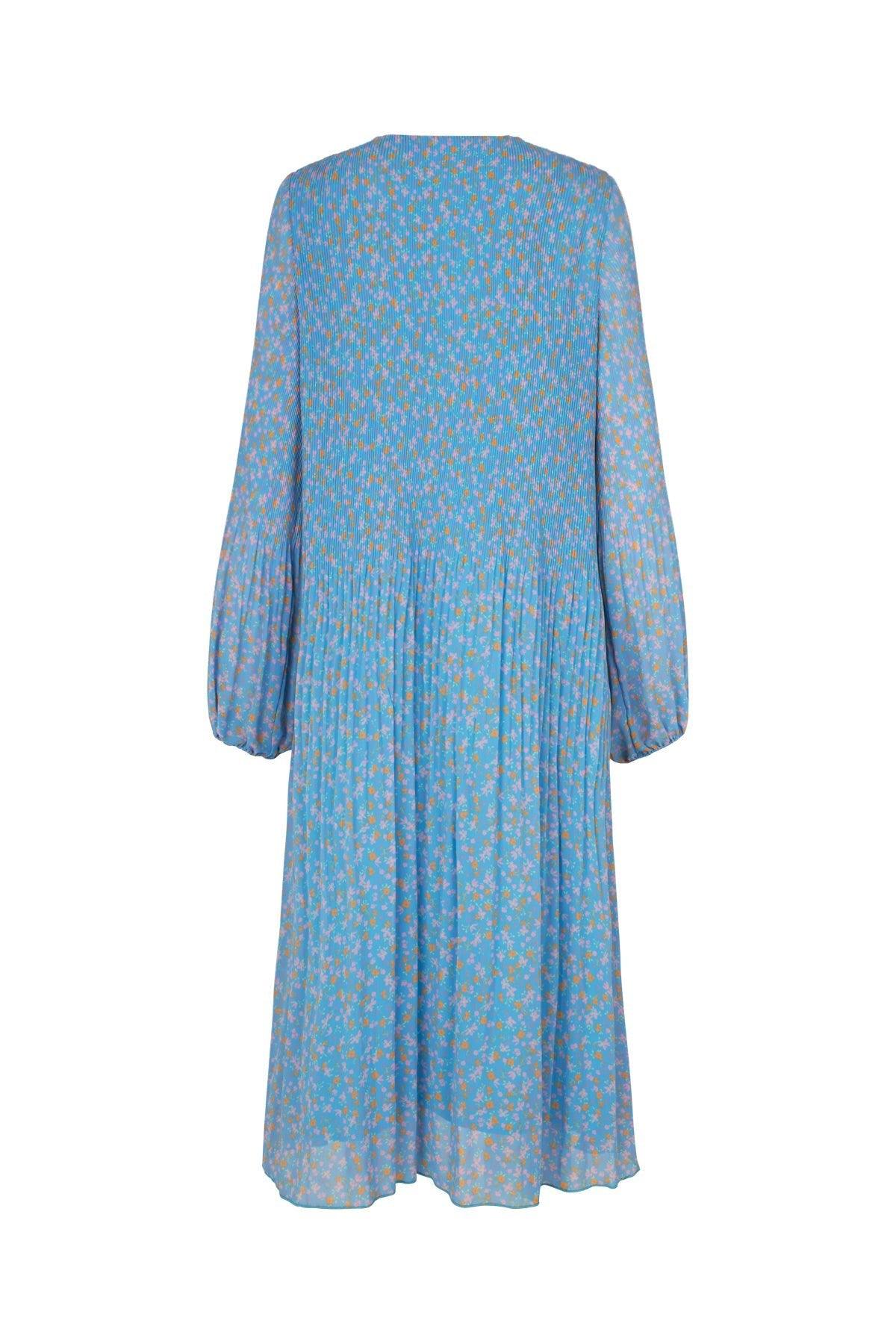 Melindacras Dress Floral Blue - No22 Damplassen