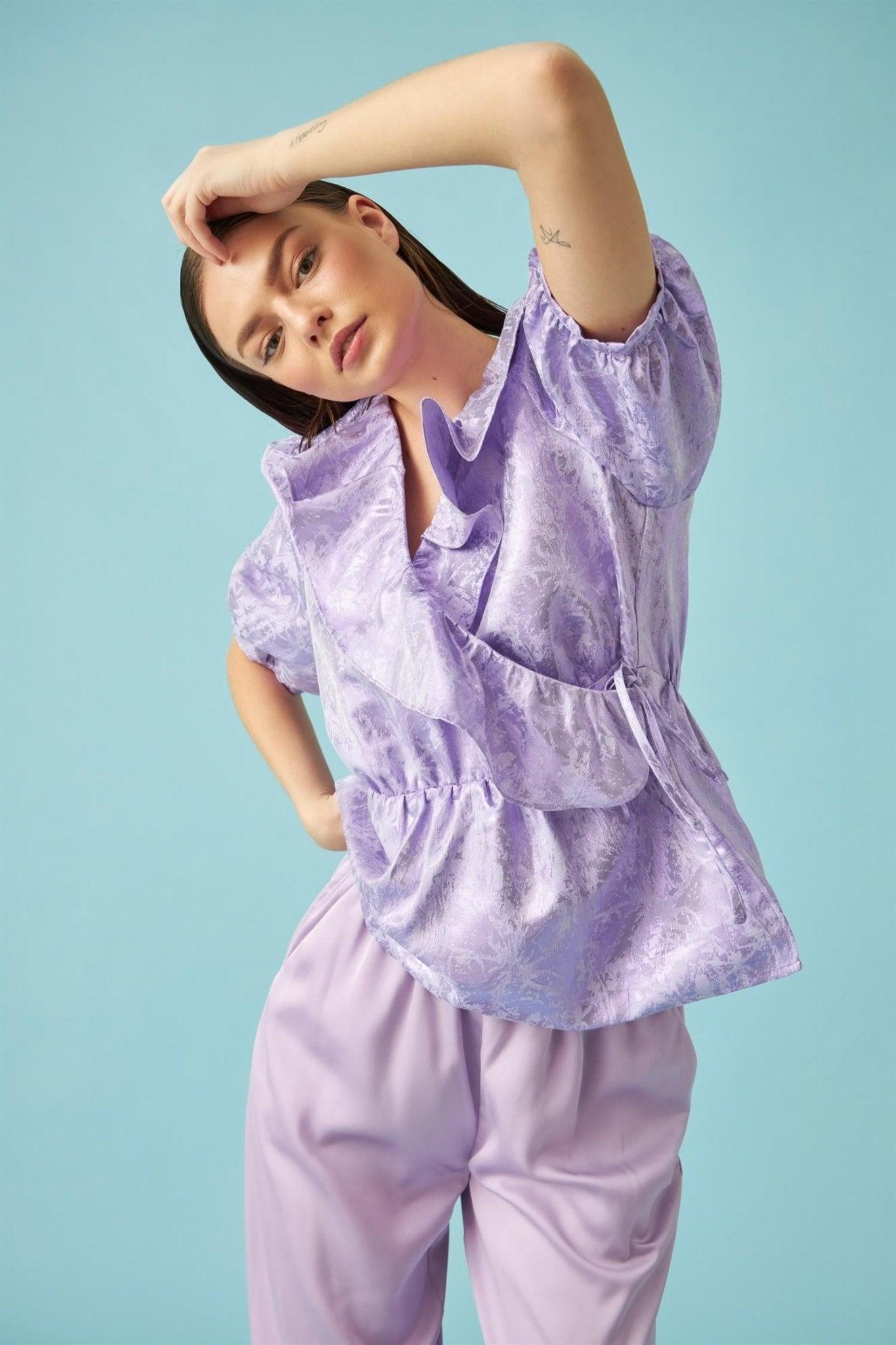 Cras - Mika Blouse Dahlia Purple - No22 Damplassen