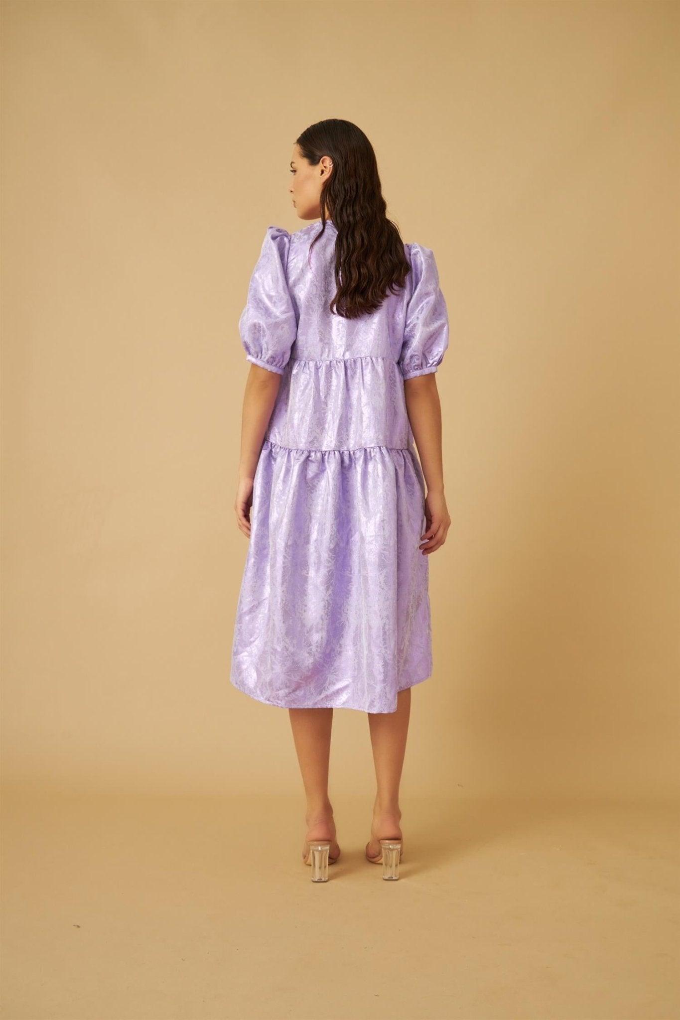 Cras - Mika Wrap Dress Dahlia Purple - No22 Damplassen