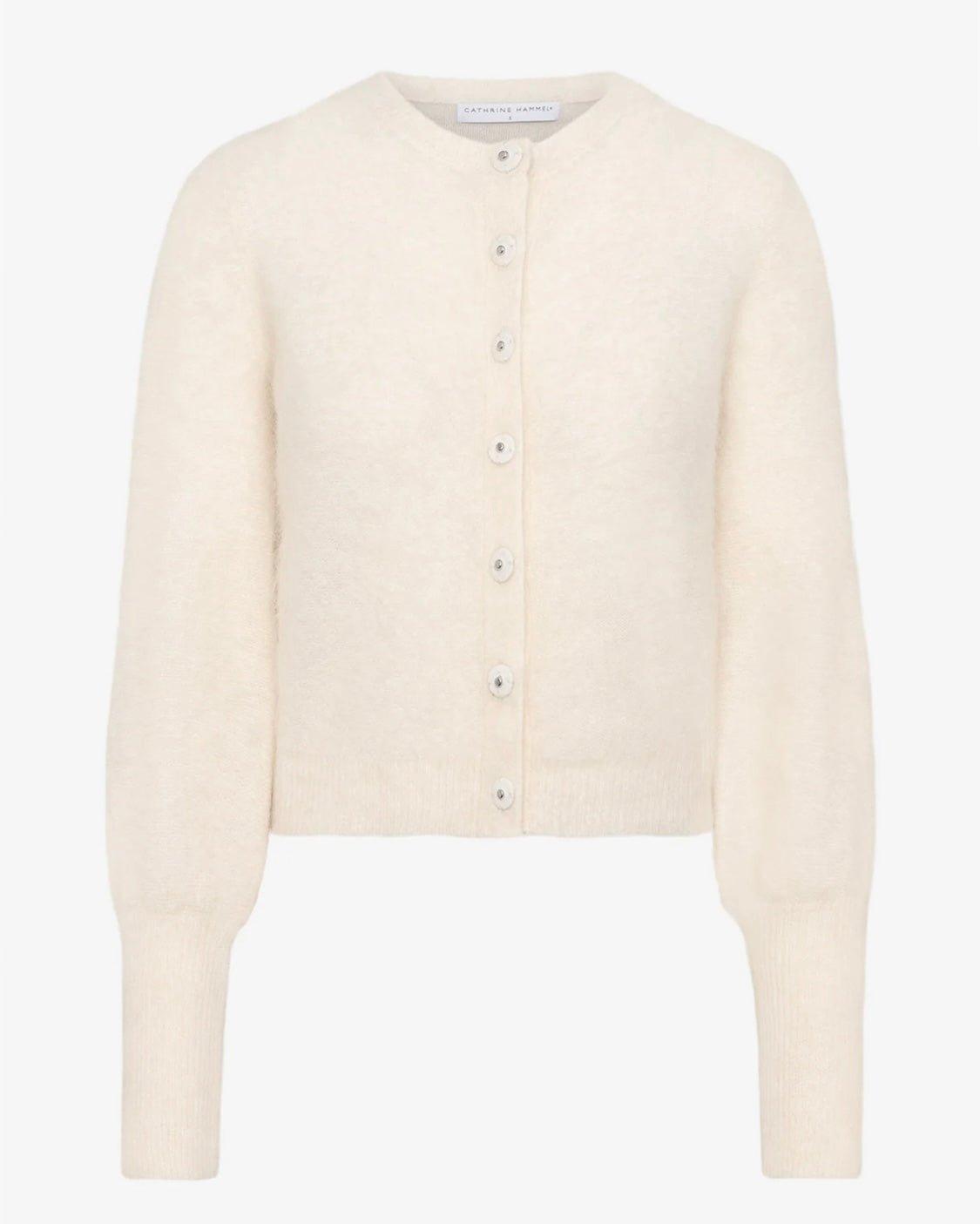 Cathrine Hammel - Mohair Petit Cardigan Almond Milk - No22 Damplassen