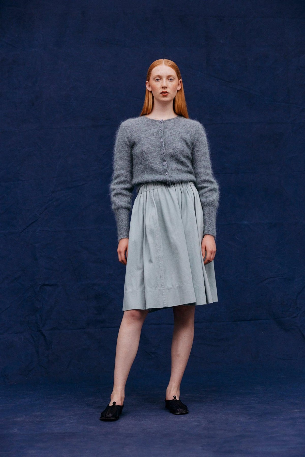 Mohair Petit Cardigan Light Seaweed - No22 Damplassen