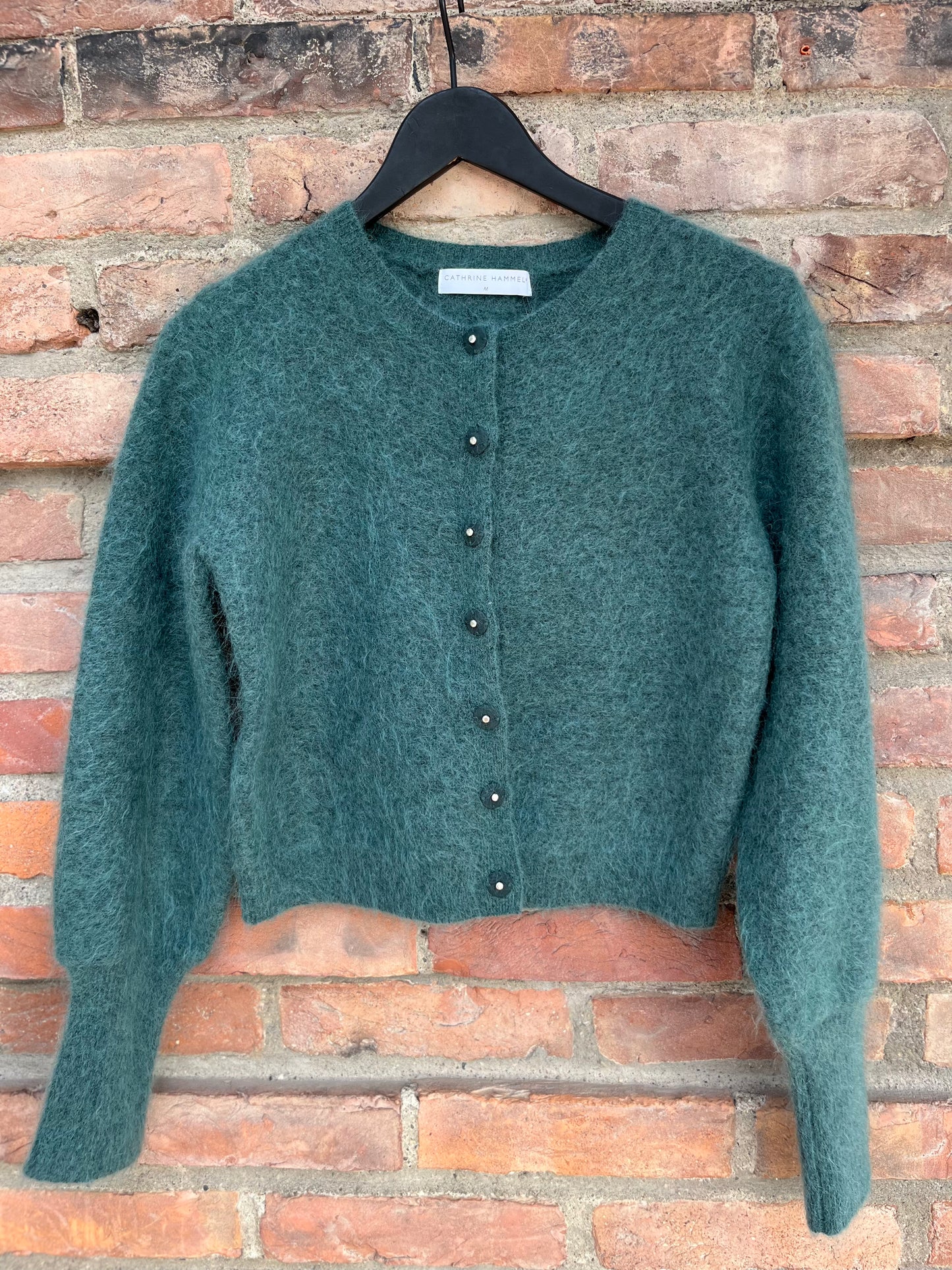 Mohair Petit Cardigan Seaweed - No22 Damplassen
