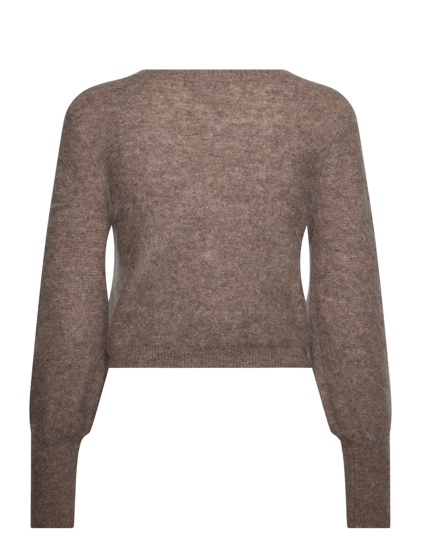Mohair Petit Cardigan Taupe - No22 Damplassen