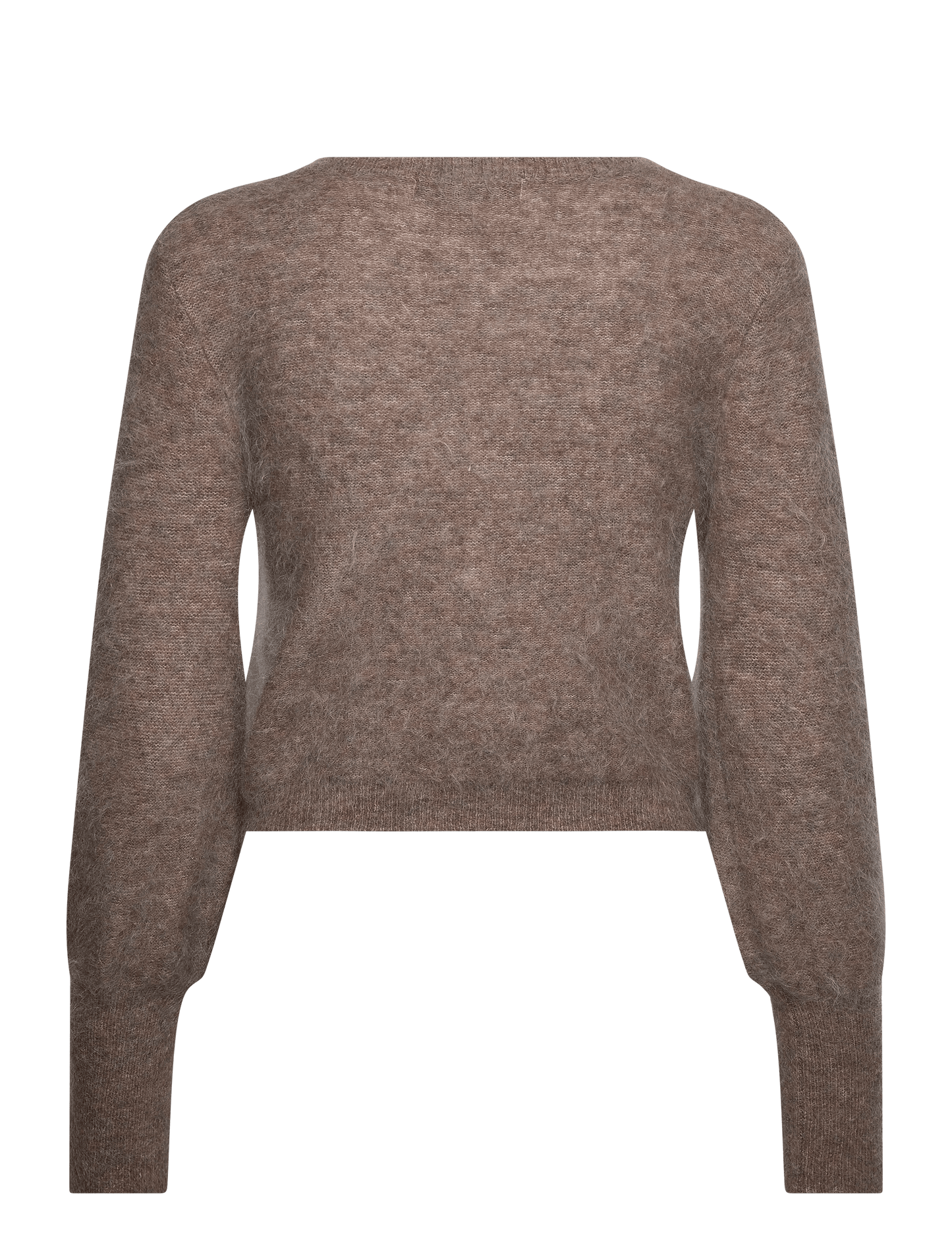 Mohair Petit Cardigan Taupe - No22 Damplassen
