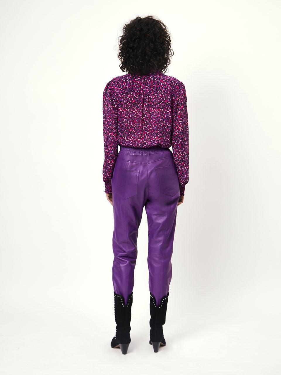 Moiré Printed Blouse Multicolour - No22 Damplassen