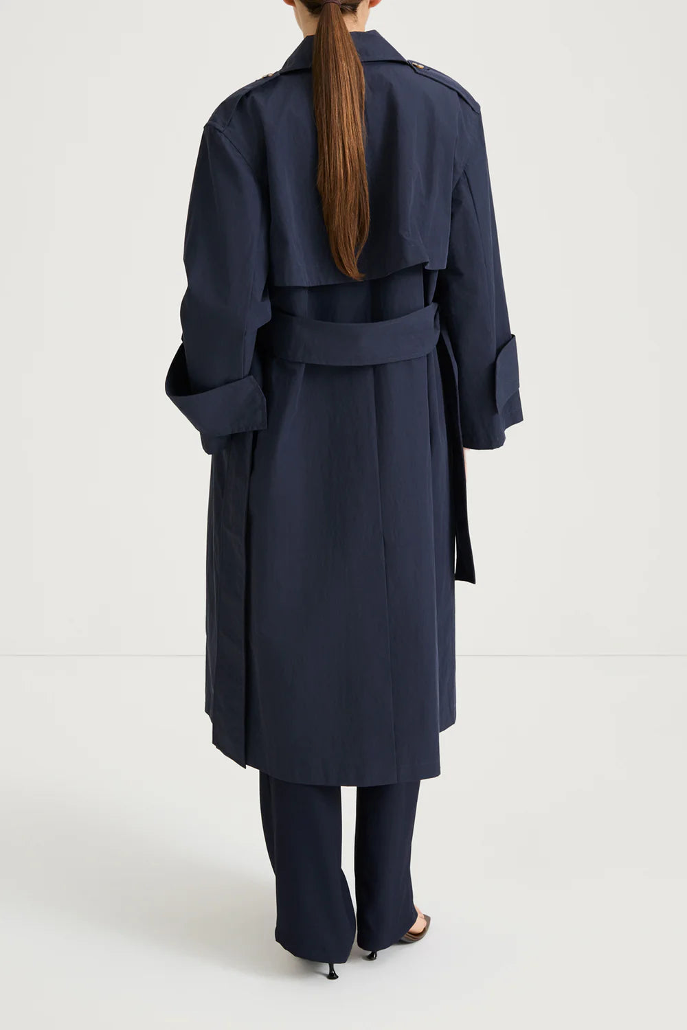 Siena Trench Coat Midnight