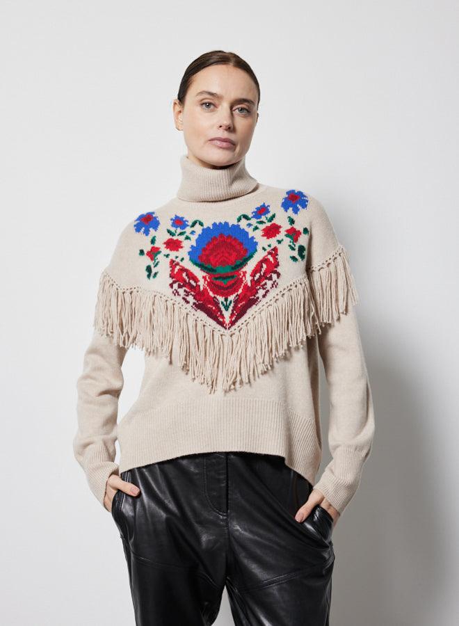 Neska Jumper Dune/Carmin - No22 Damplassen