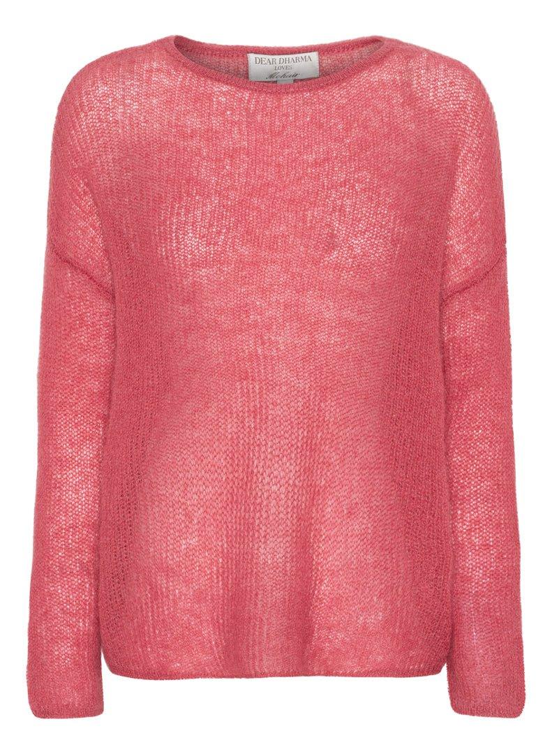 New Maddy Sweater Raspberry - No22 Damplassen
