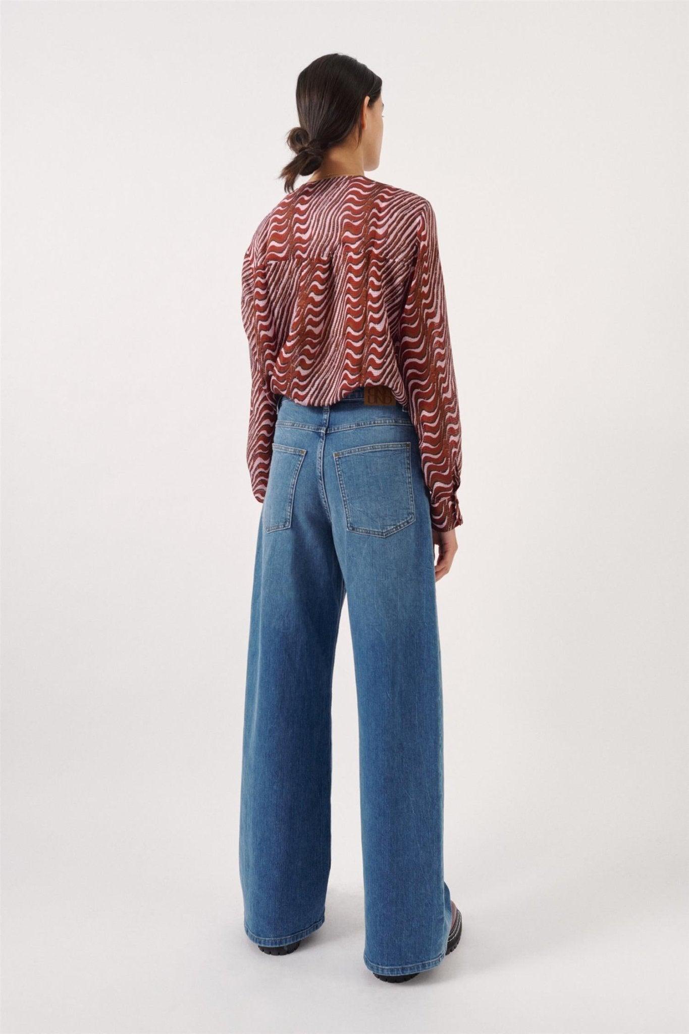 Nini Jeans Blue Washed Denim - No22 Damplassen