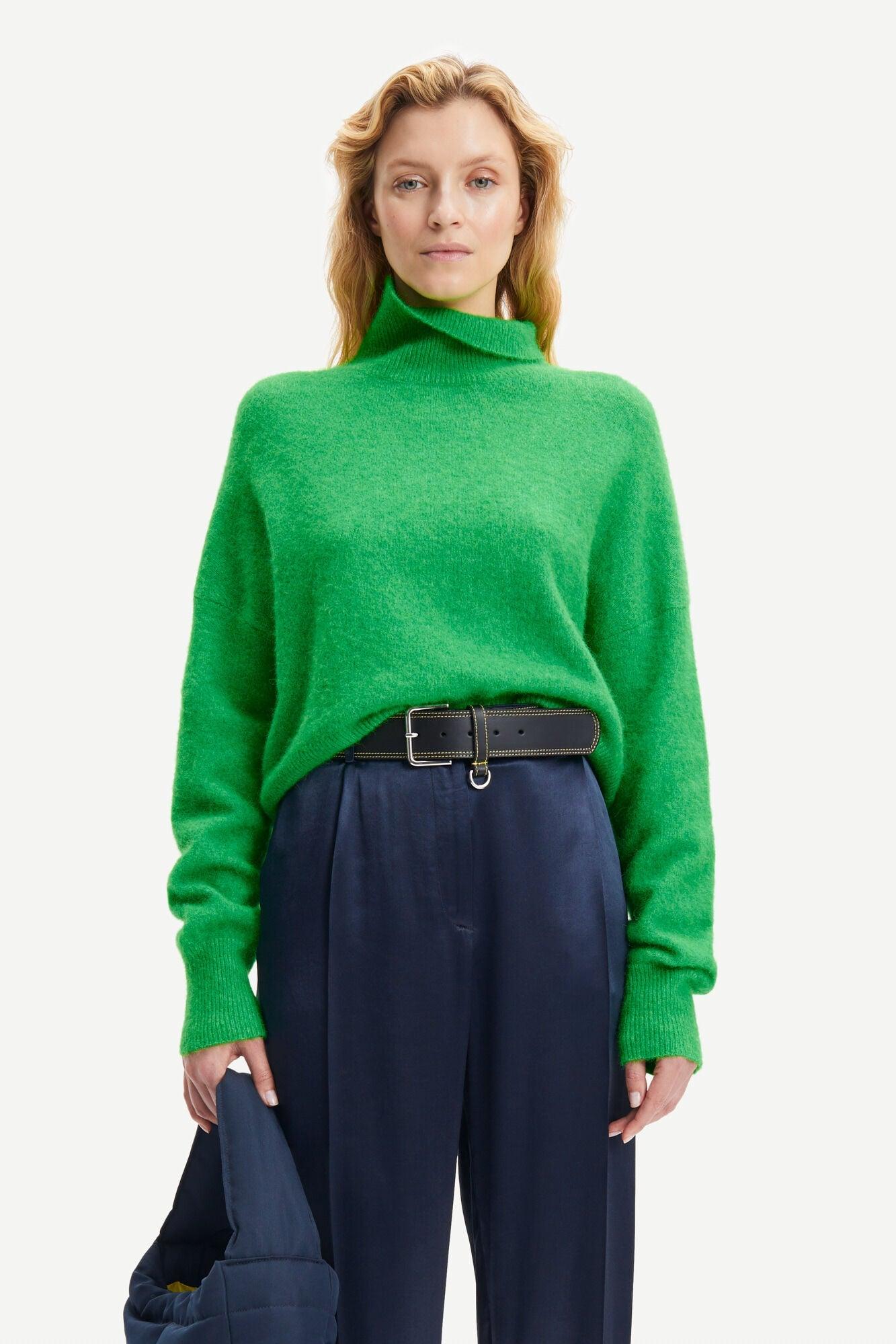 SAMSØE SAMSØE - Nola T-N Dark Fern Green - No22 Damplassen