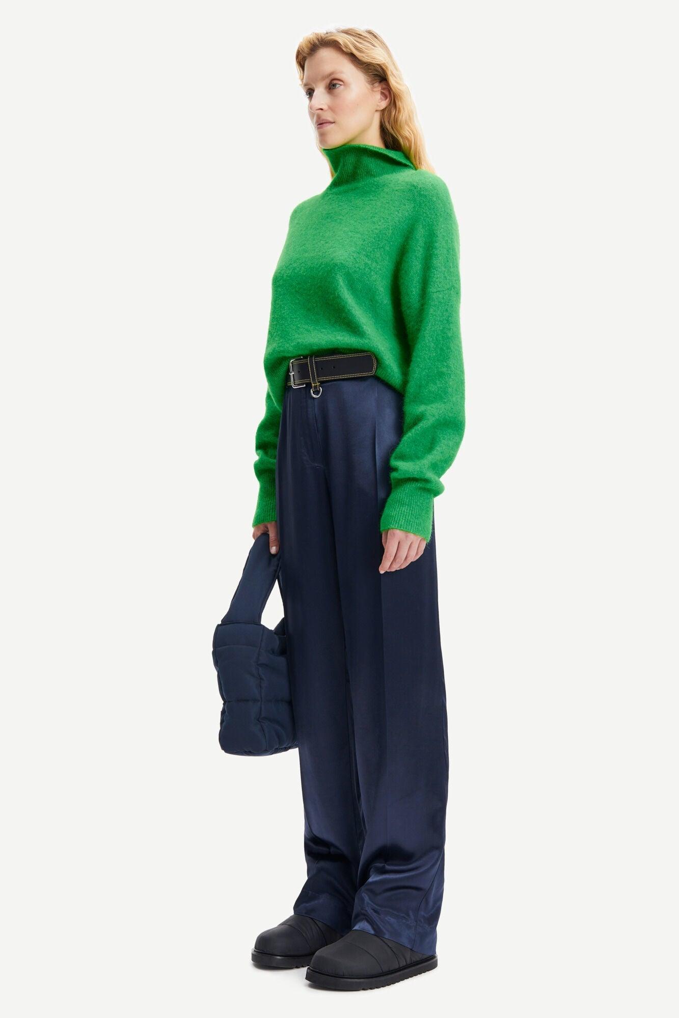 SAMSØE SAMSØE - Nola T-N Dark Fern Green - No22 Damplassen