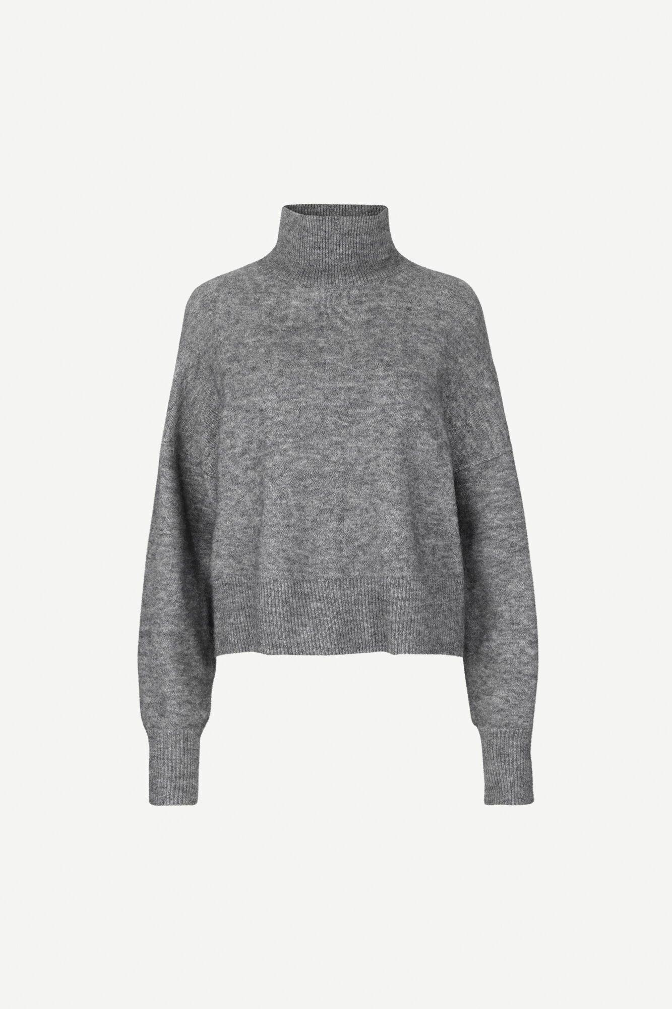 SAMSØE SAMSØE - Nola T-N Dark Grey Mel - No22 Damplassen